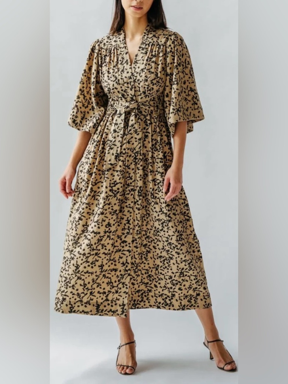 NWT Mirth Hyannis Twig Print Dress | L